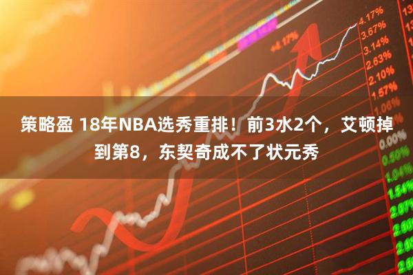 策略盈 18年NBA选秀重排！前3水2个，艾顿掉到第8，东契奇成不了状元秀